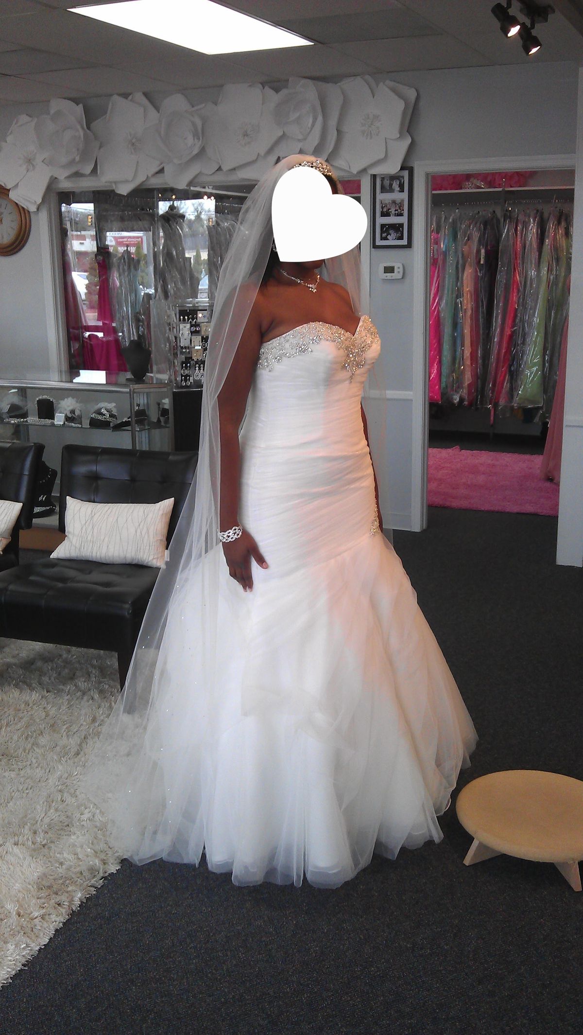 Allure Bridal  Size 14 White Mermaid Dress on Queenly