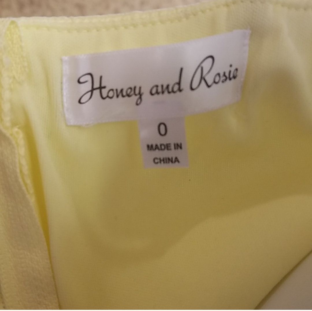 honey rosie Size 0 Prom Yellow A-line Dress on Queenly