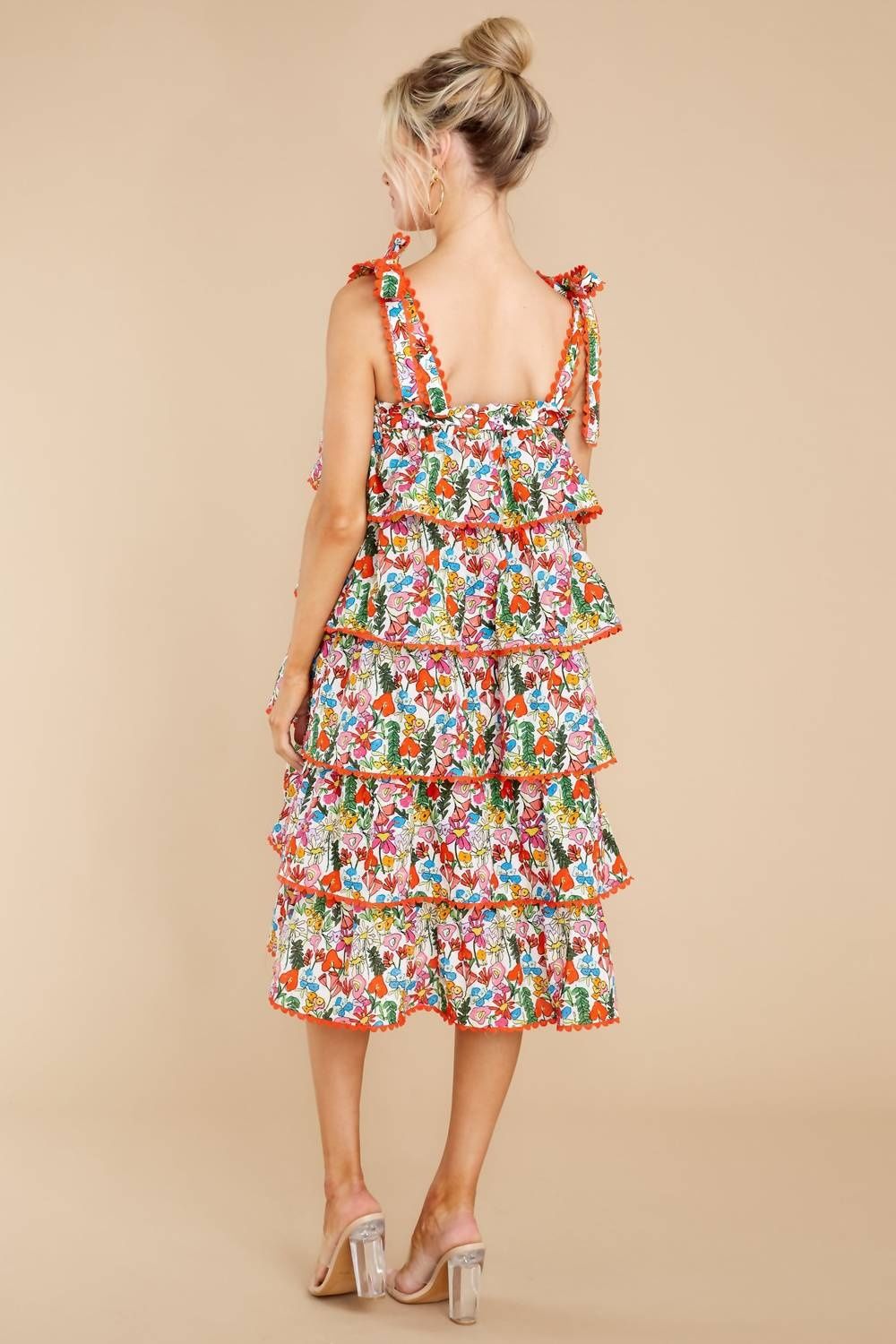 Style 1-2389856552-2696 Crosby by Mollie Burch Size L Floral Multicolor Cocktail Dress on Queenly