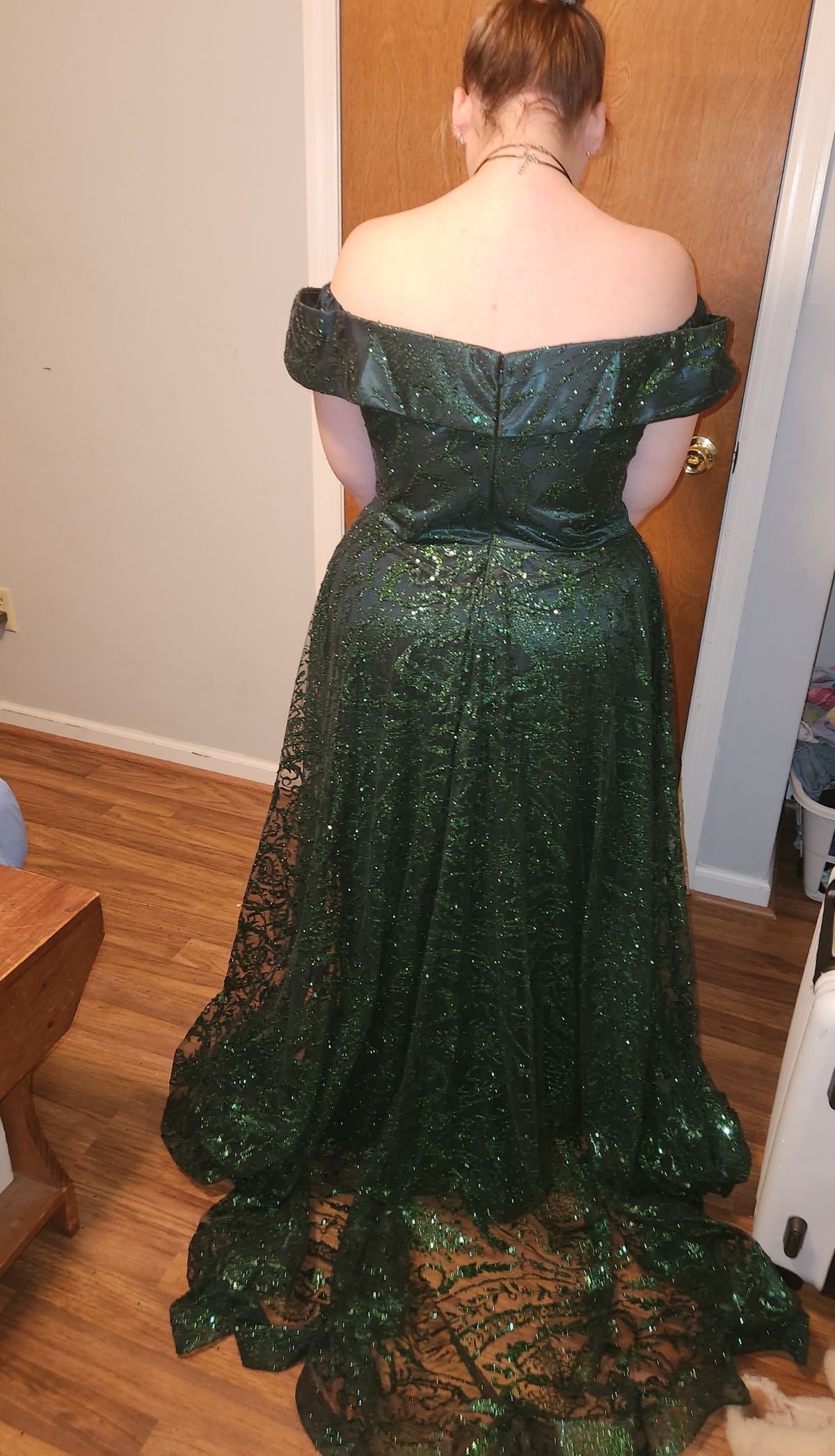 Cinderella Divine Plus Size 18 Pageant Green Mermaid Dress on Queenly