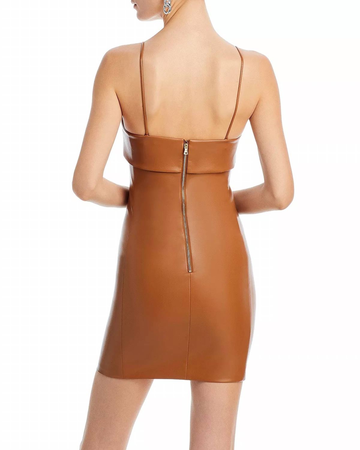 Style 1-3029700870-1901 alice + olivia Size 6 Brown Cocktail Dress on Queenly