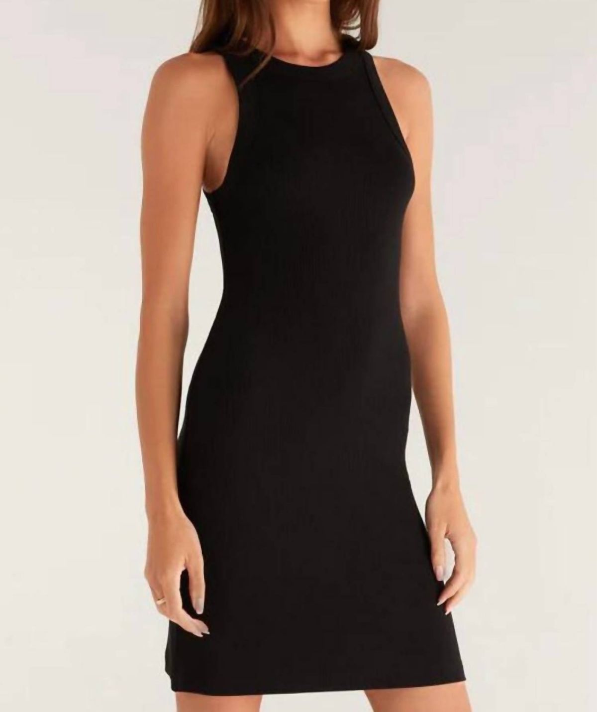 Style 1-3817387851-2696 Z Supply Size L Black Cocktail Dress on Queenly