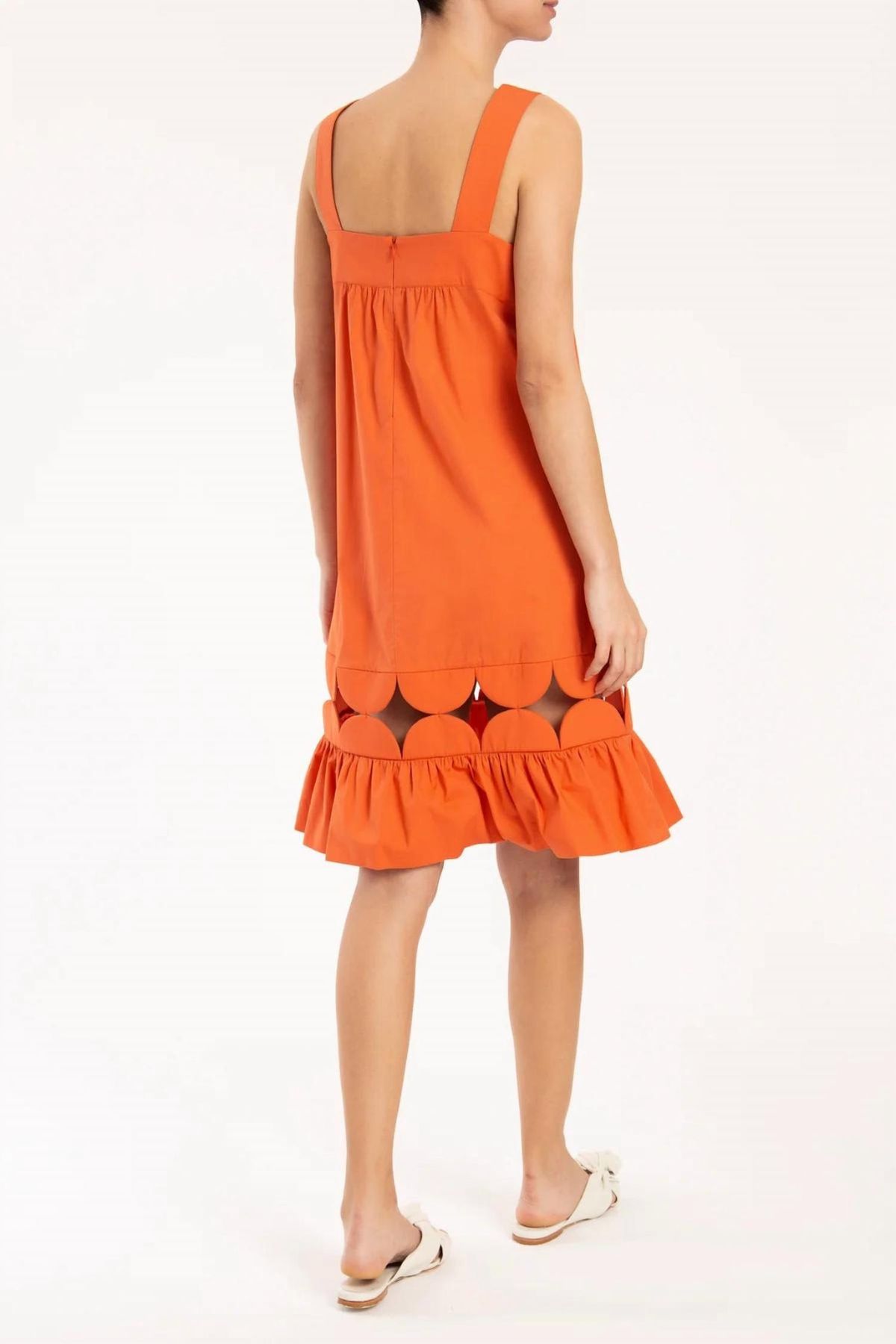 Style 1-611226185-2696 ADRIANA DEGREAS Size L Orange Cocktail Dress on Queenly