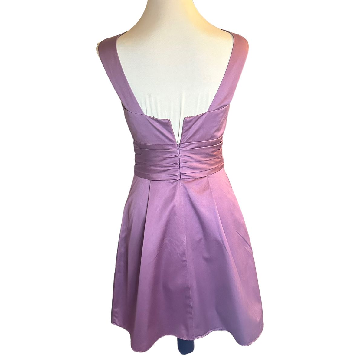 David's Bridal Size 2 Purple A-line Dress on Queenly