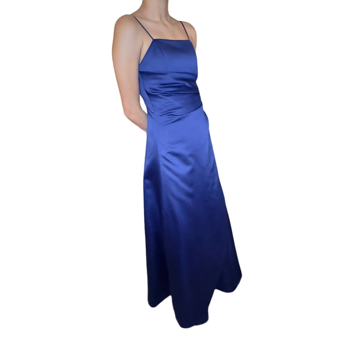 Style JB1675 David's Bridal Size 0 Prom Blue A-line Dress on Queenly