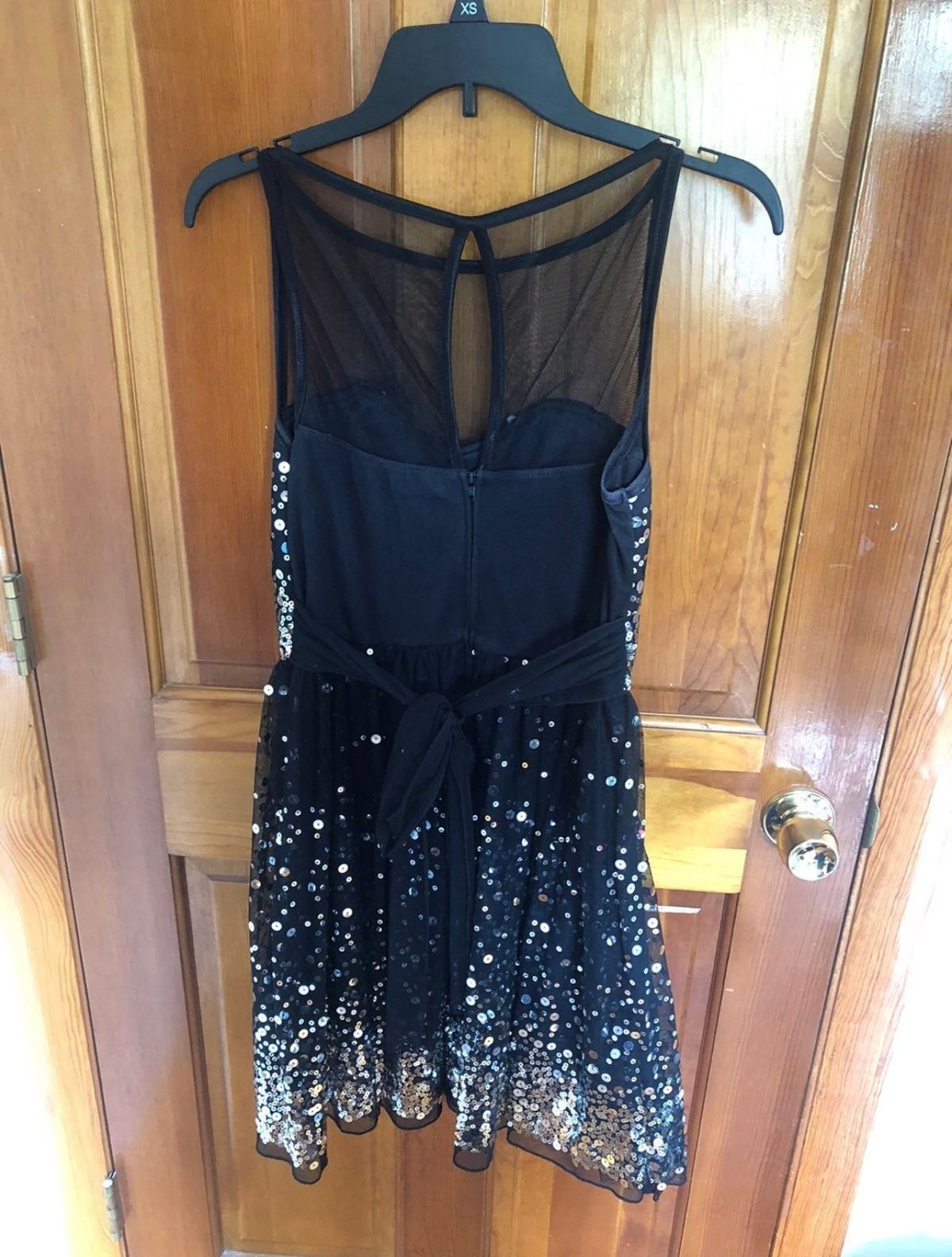 Ruby Rox Size 8 Prom Black A-line Dress on Queenly
