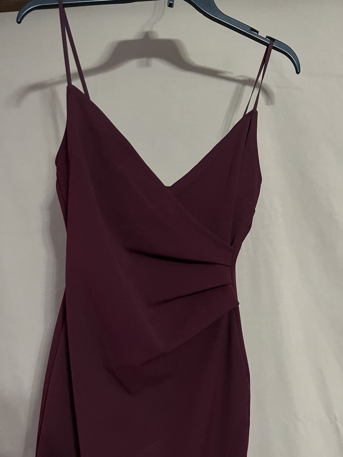 Size 2 Red Side Slit Dress on Queenly