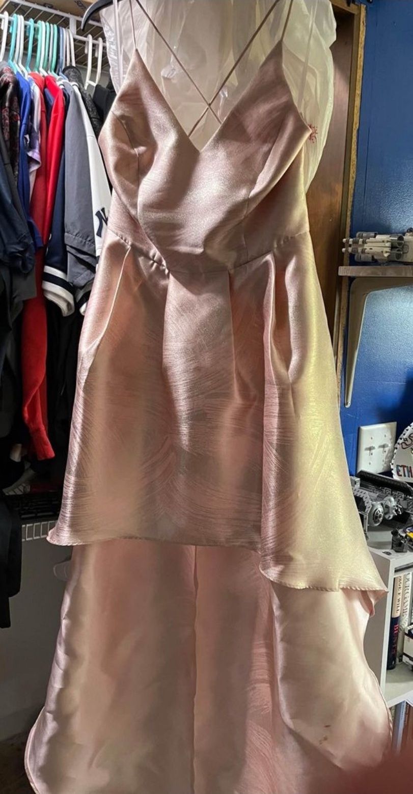 Kohls Size 12 Plunge Pink A-line Dress on Queenly