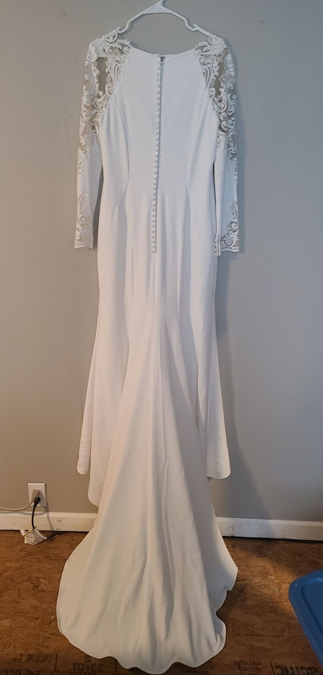 Maggie Sottero Plus Size 16 White Mermaid Dress on Queenly