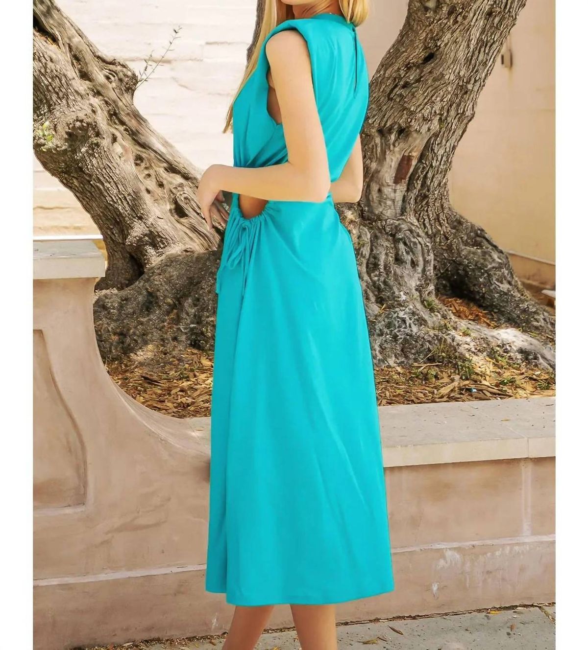 Style 1-1256364241-2791 Strut & Bolt Size L Turquoise Blue Cocktail Dress on Queenly