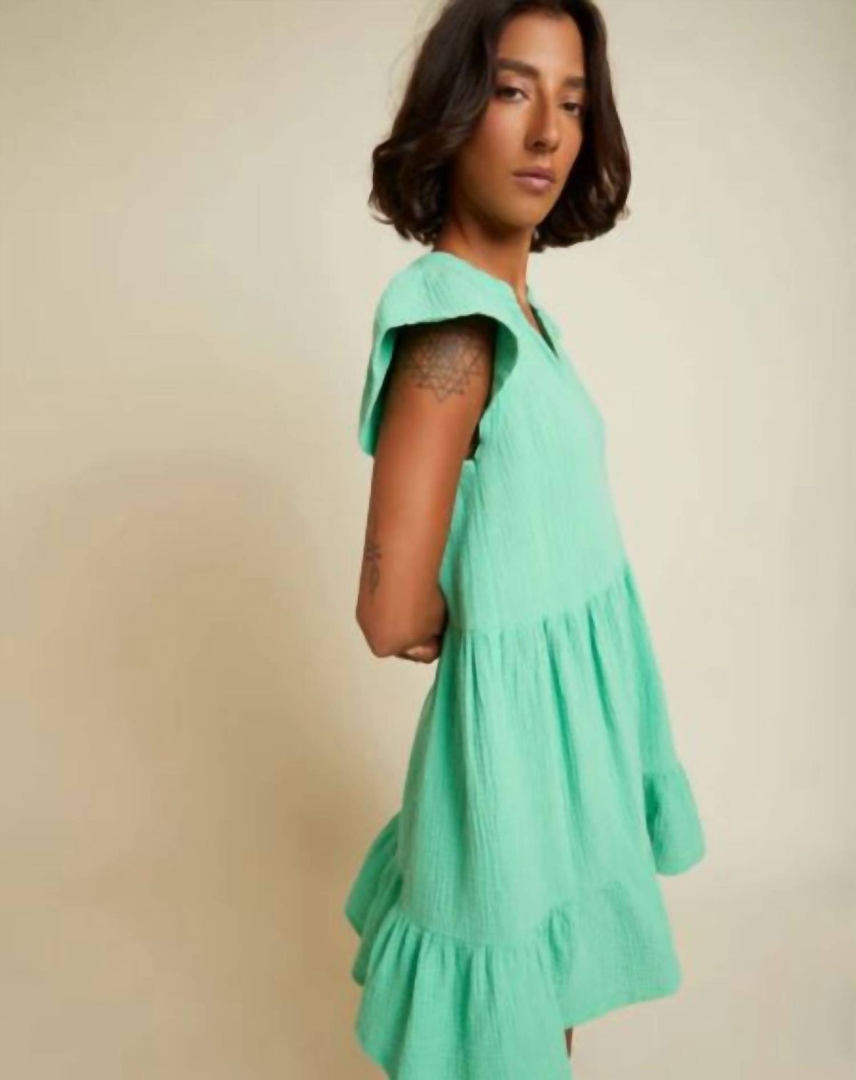 Style 1-2116582743-3818 Nation LTD Size XL Green Cocktail Dress on Queenly
