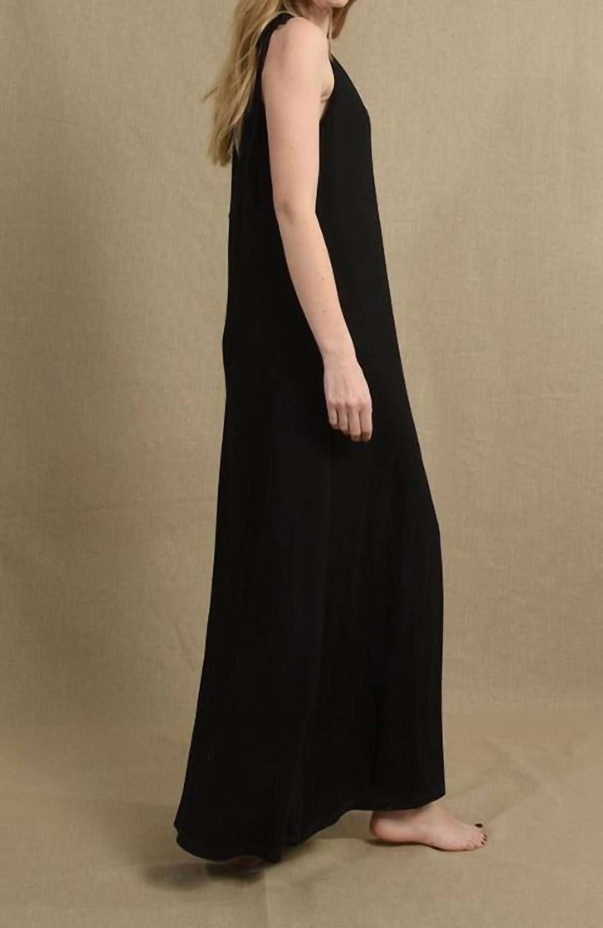 Style 1-220057815-3236 MOLLY BRACKEN Size S Black Floor Length Maxi on Queenly
