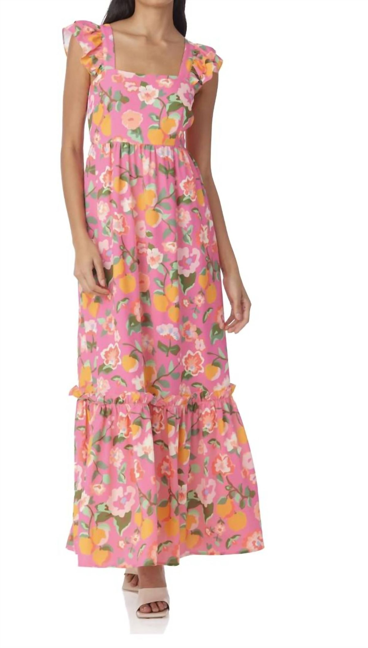 Style 1-2337643123-2901 Crosby by Mollie Burch Size M Pink Floor Length Maxi on Queenly