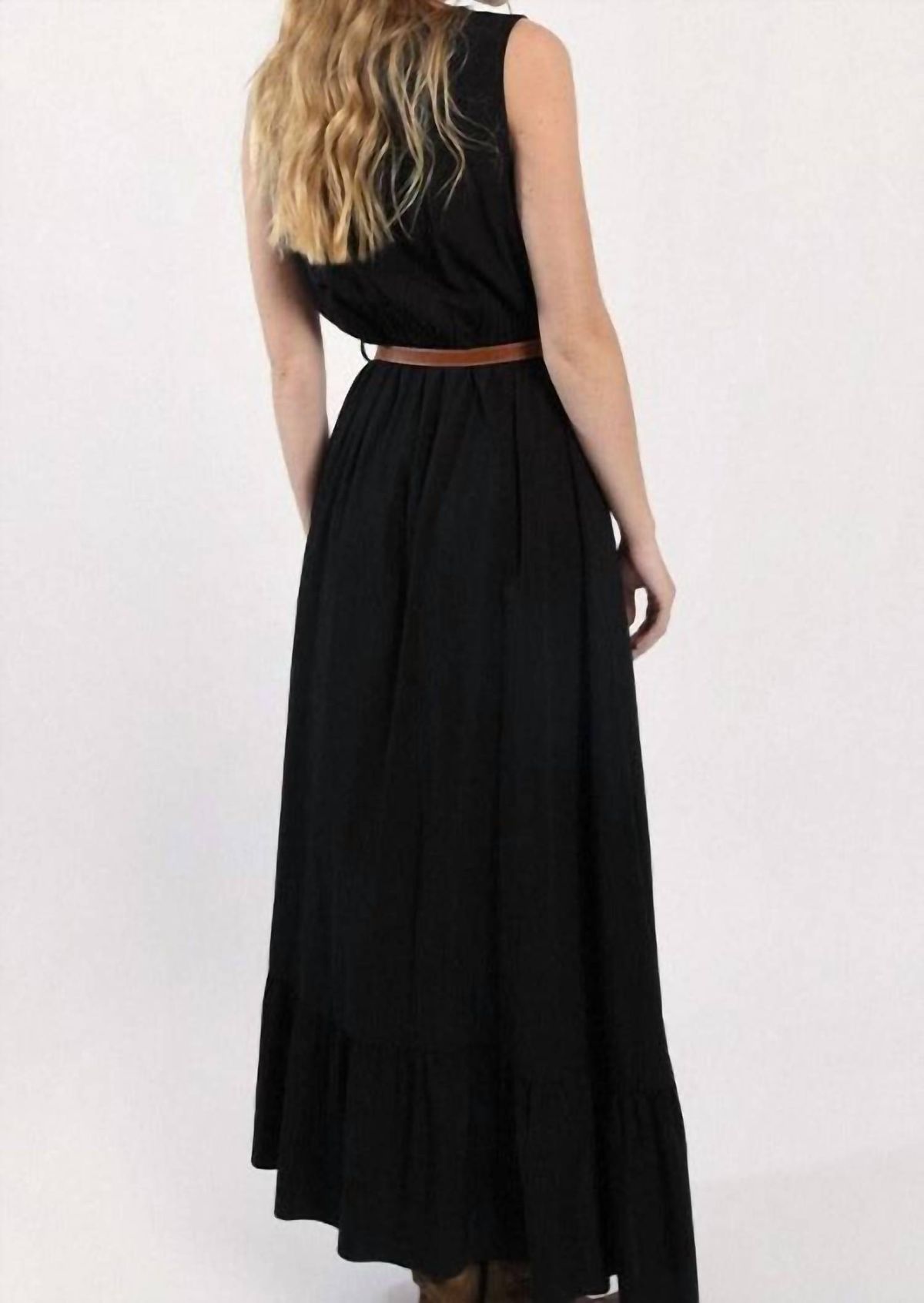 Style 1-2833287102-2901 MOLLY BRACKEN Size M Black Floor Length Maxi on Queenly