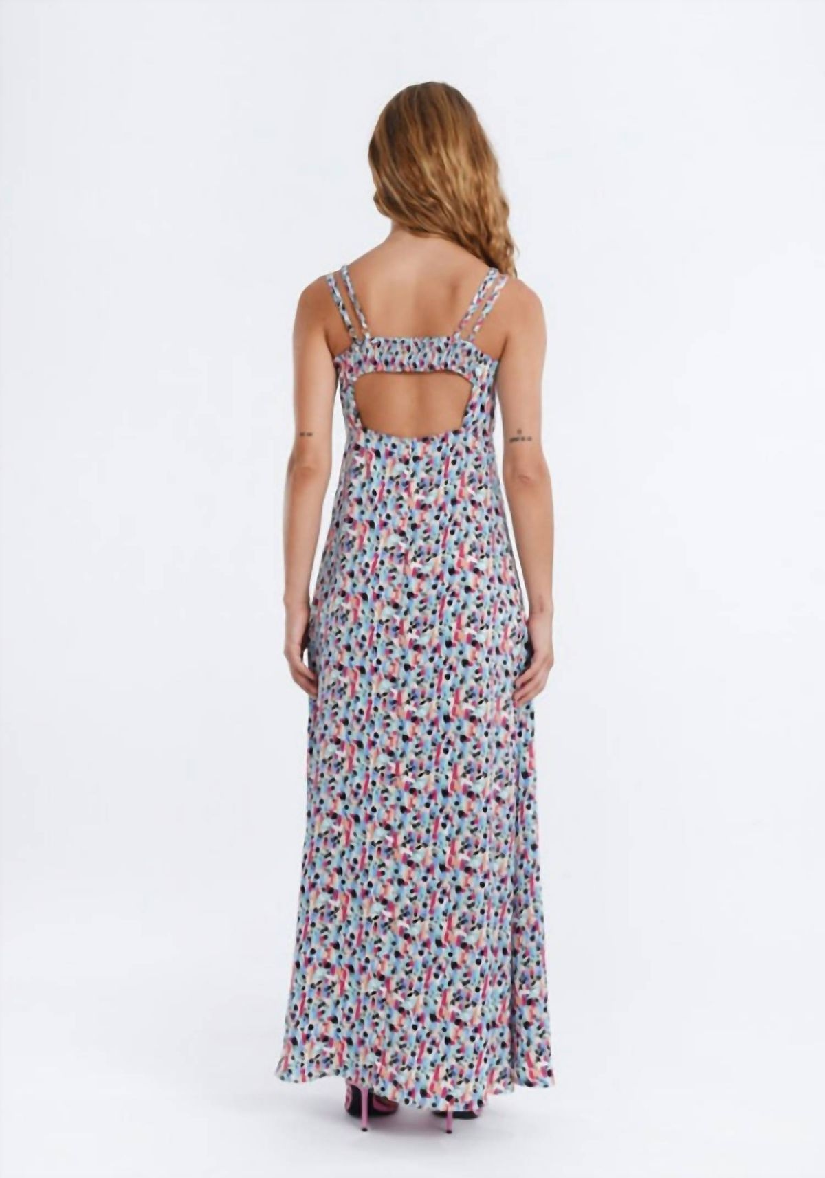 Style 1-2860554780-3236 MOLLY BRACKEN Size S Blue Floor Length Maxi on Queenly