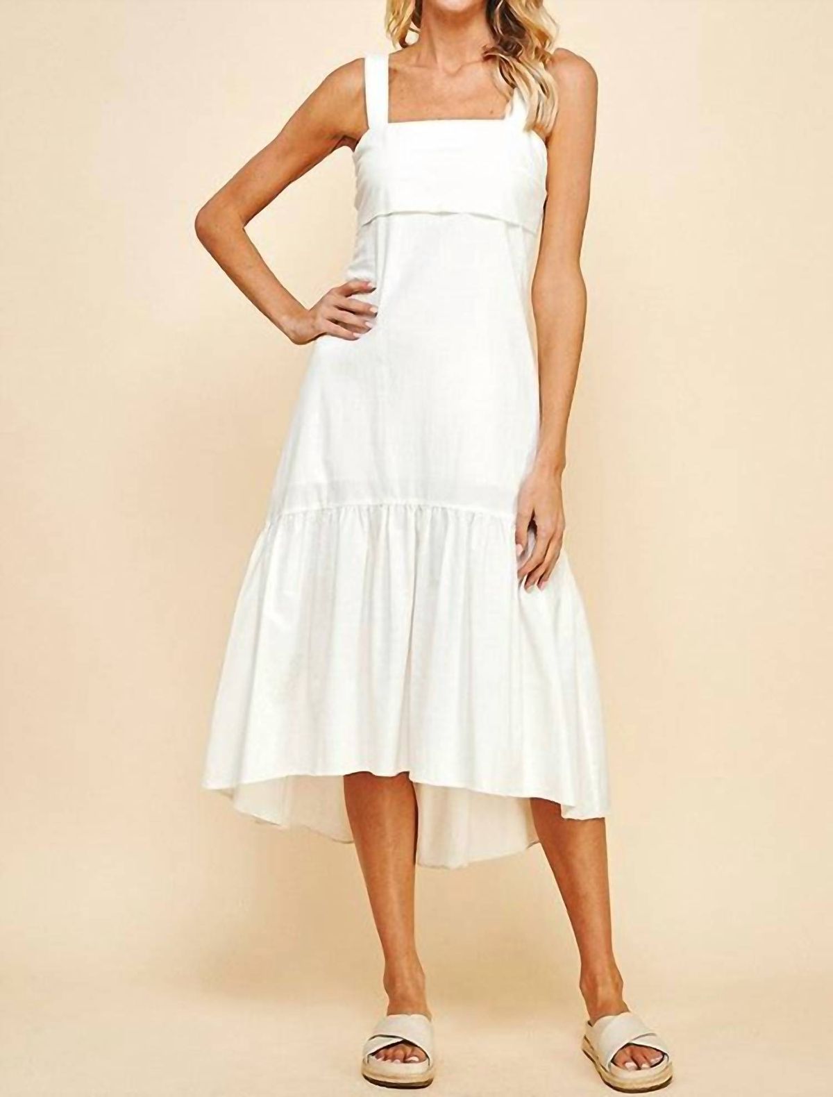 Style 1-3074226461-2791 PINCH Size L White Cocktail Dress on Queenly