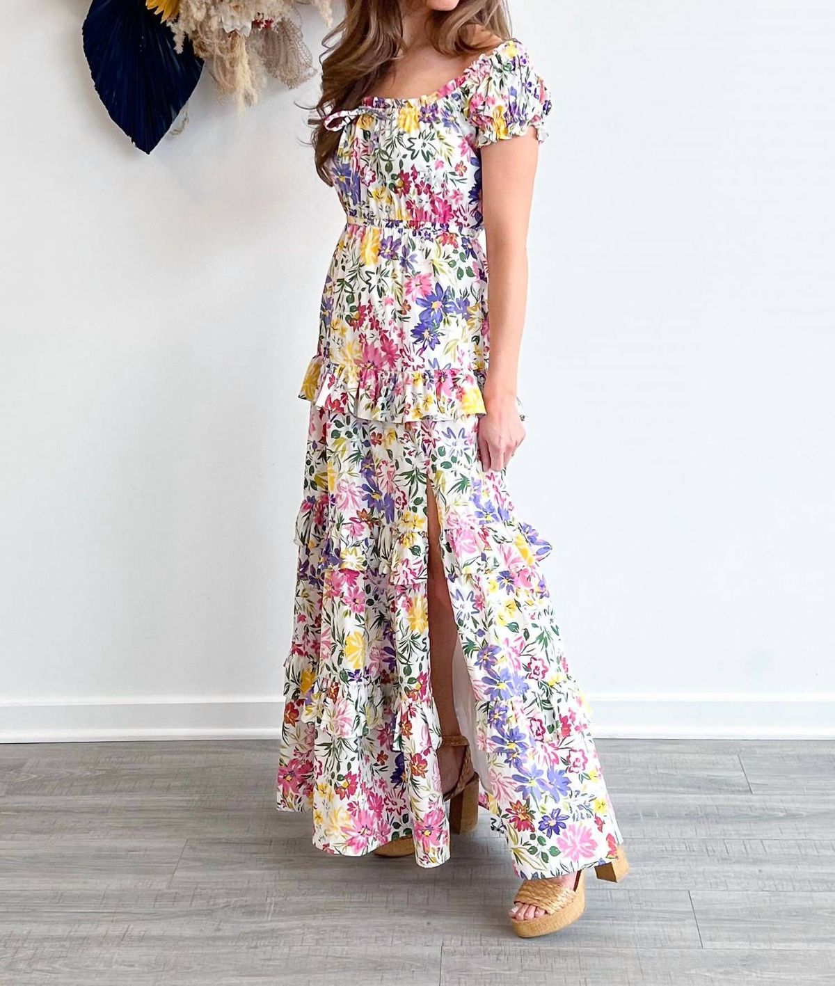 Style 1-3432418364-3471 ASTR Size S Multicolor Floor Length Maxi on Queenly