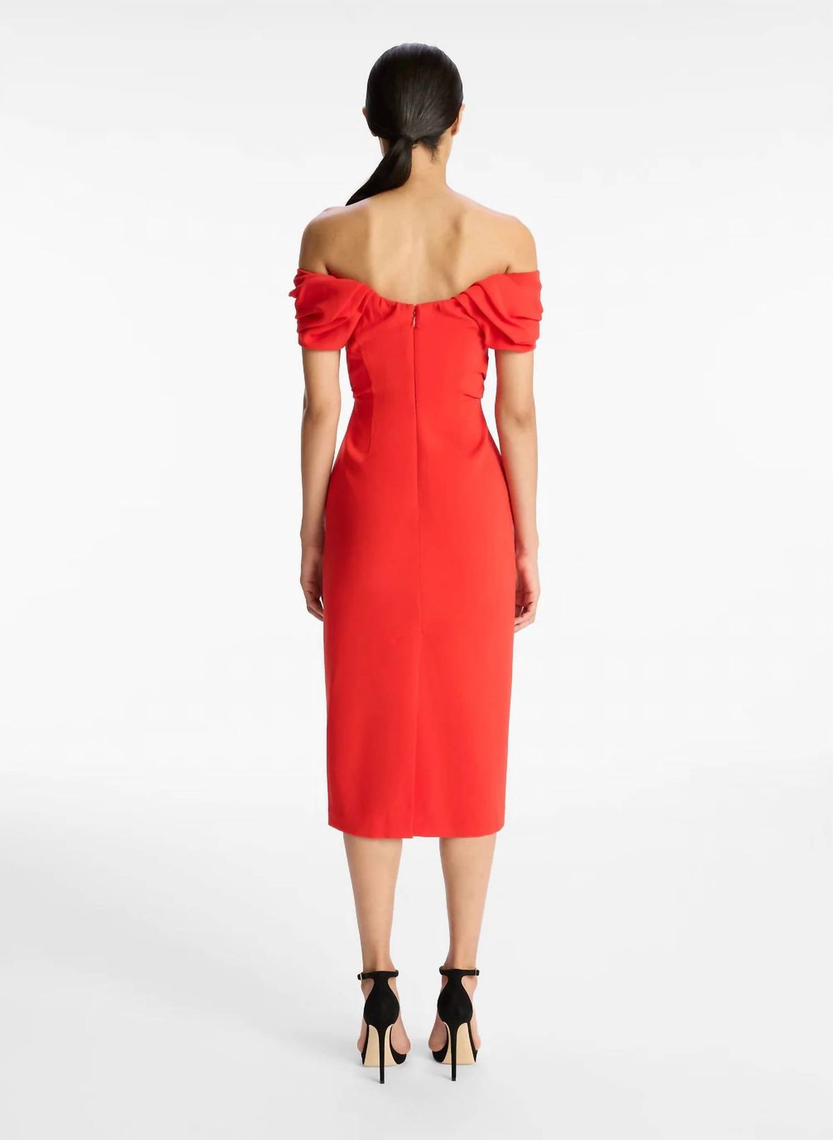 Style 1-4080097845-649 A.L.C. Size 2 Off The Shoulder Red Cocktail Dress on Queenly