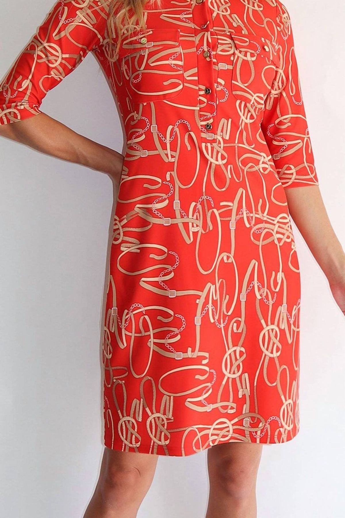 Style 1-468337166-3855 JUDE CONNALLY Size XS Orange Cocktail Dress on Queenly