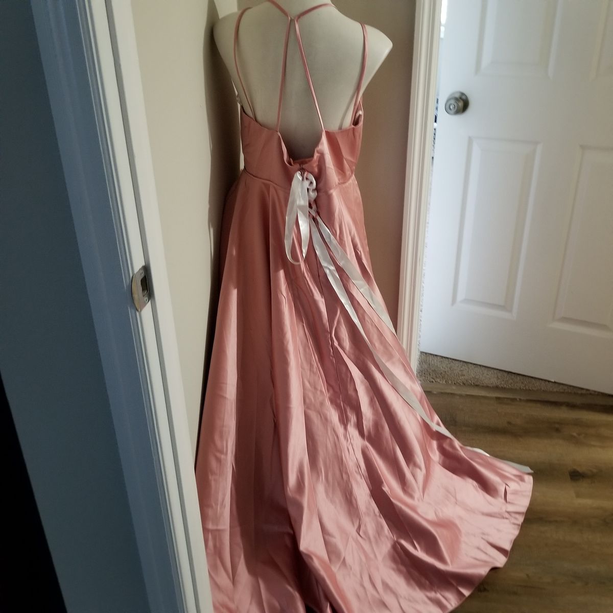 JJ's house Plus Size 20 Pink Ball Gown on Queenly