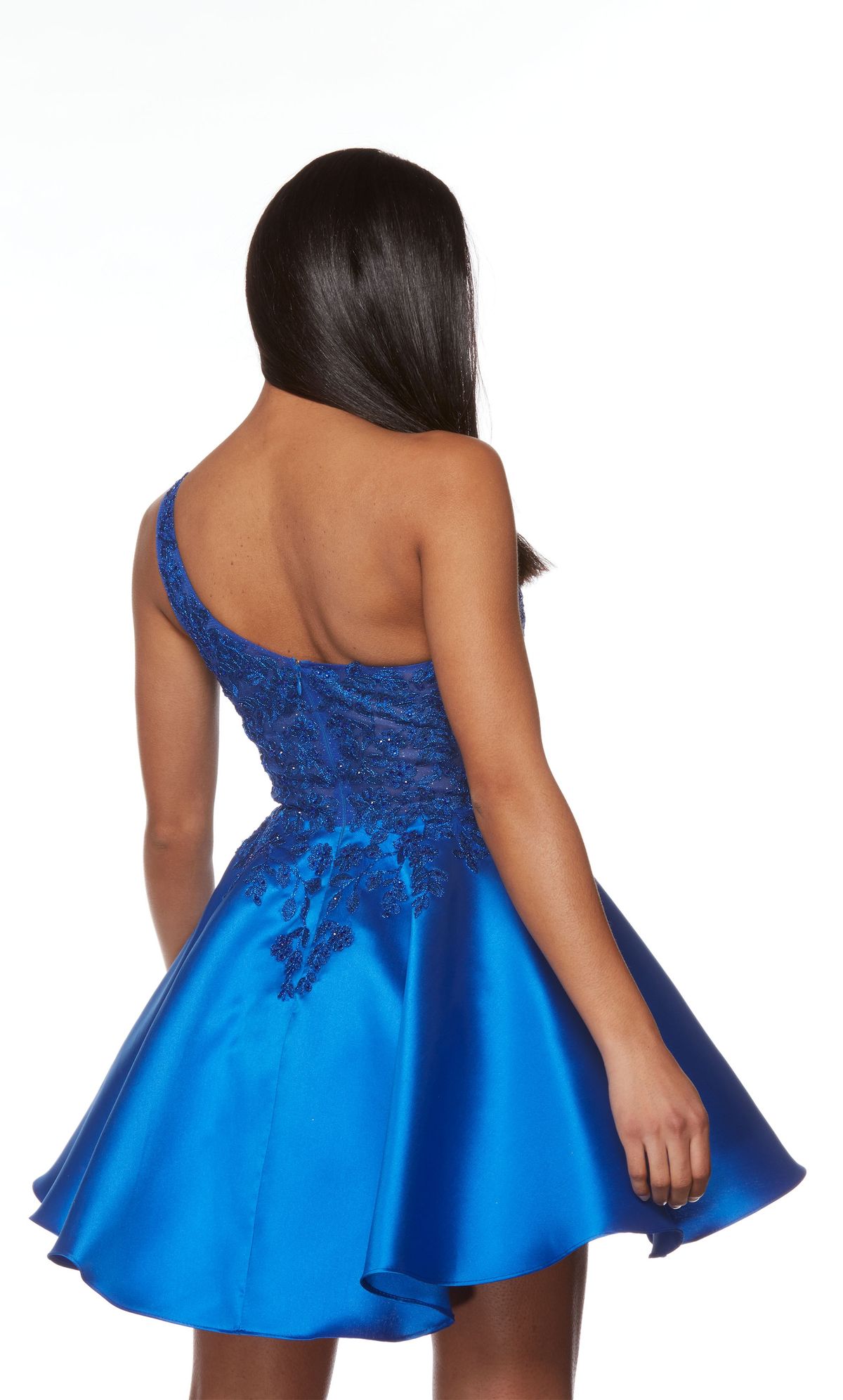 Style 3149 Alyce Paris Plus Size 24 Royal Blue Cocktail Dress on Queenly