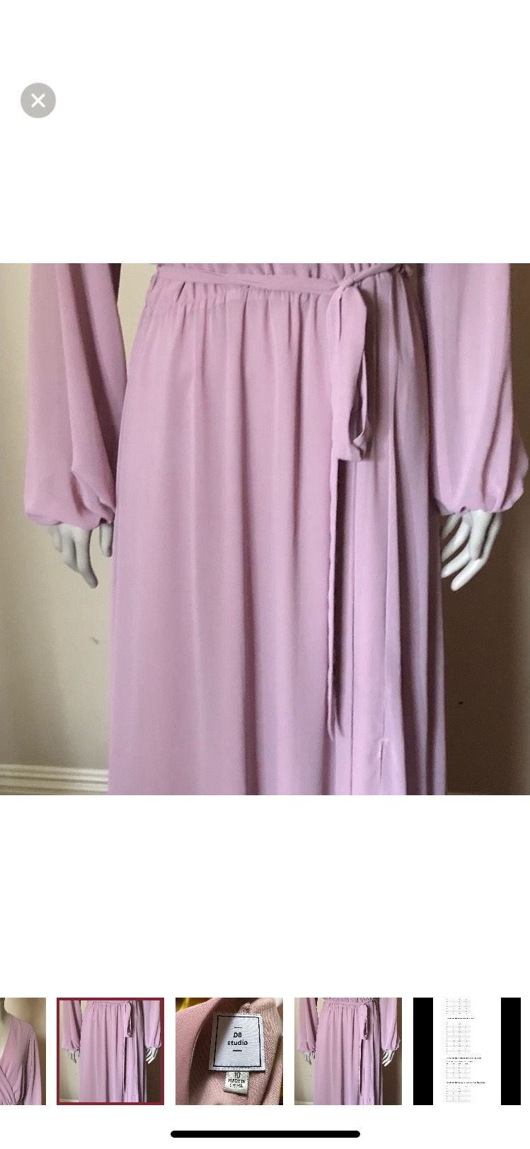 DB Size 10 Plunge Pink A-line Dress on Queenly