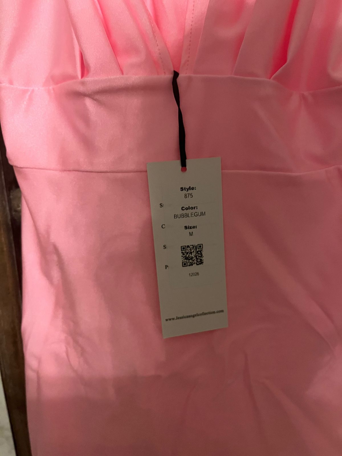 Jessica Angel Size M Plunge Pink Cocktail Dress on Queenly