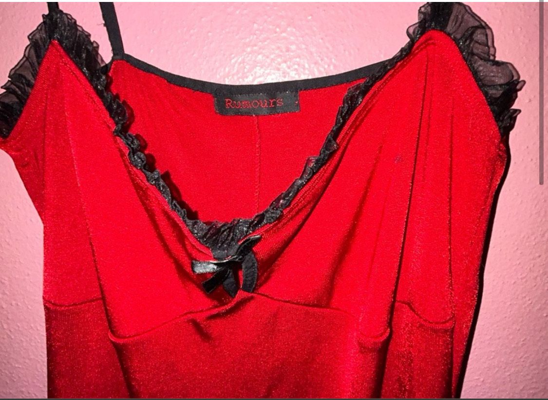 RUMOURS Size S Nightclub Red Cocktail Dress on Queenly