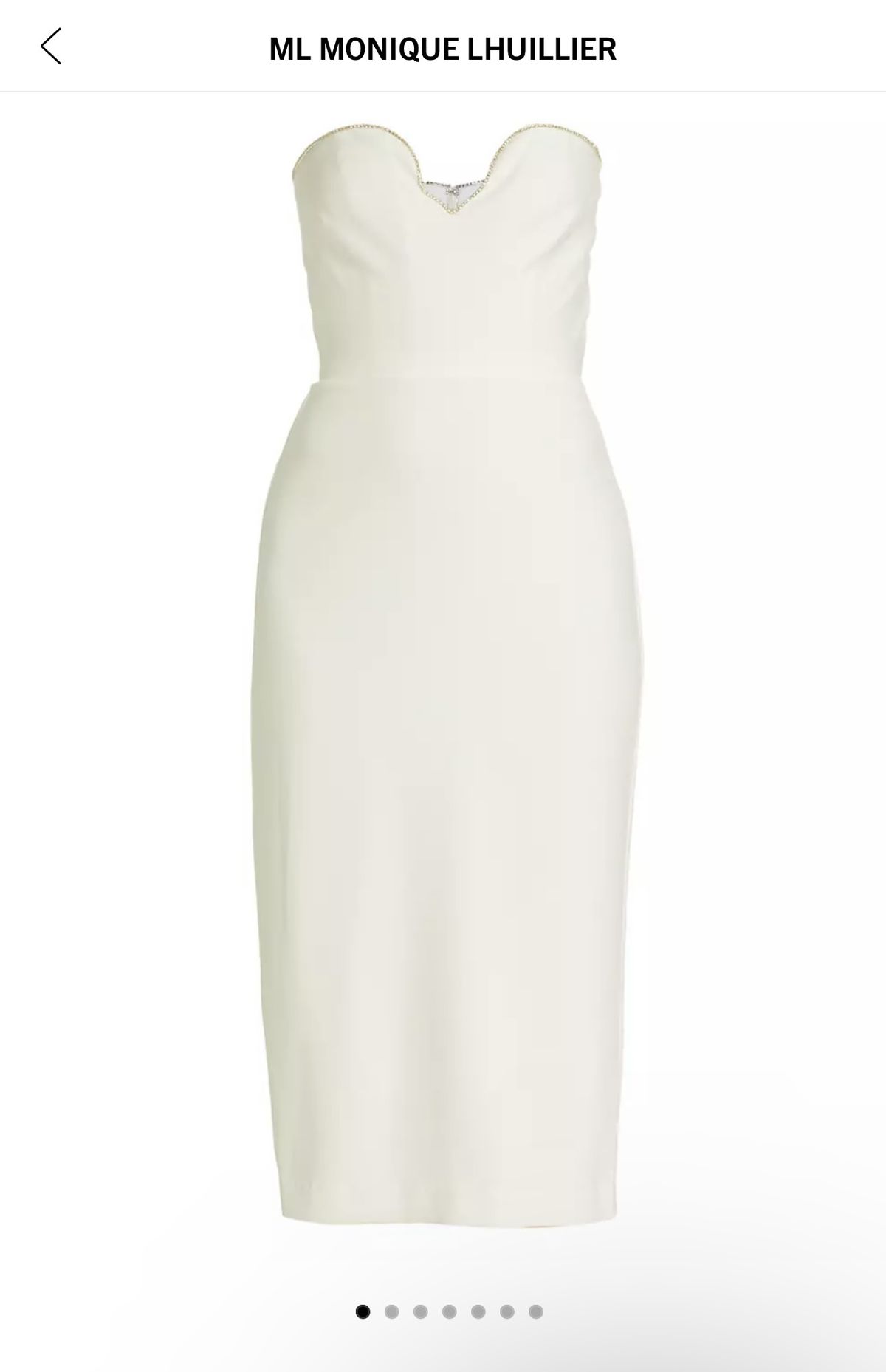 ML Monique Lhuillier Size 4 White Floor Length Maxi on Queenly