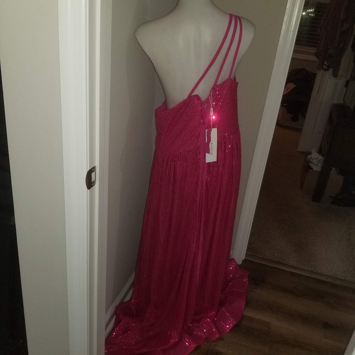 Lavetir Plus Size 22 Prom Pink A-line Dress on Queenly