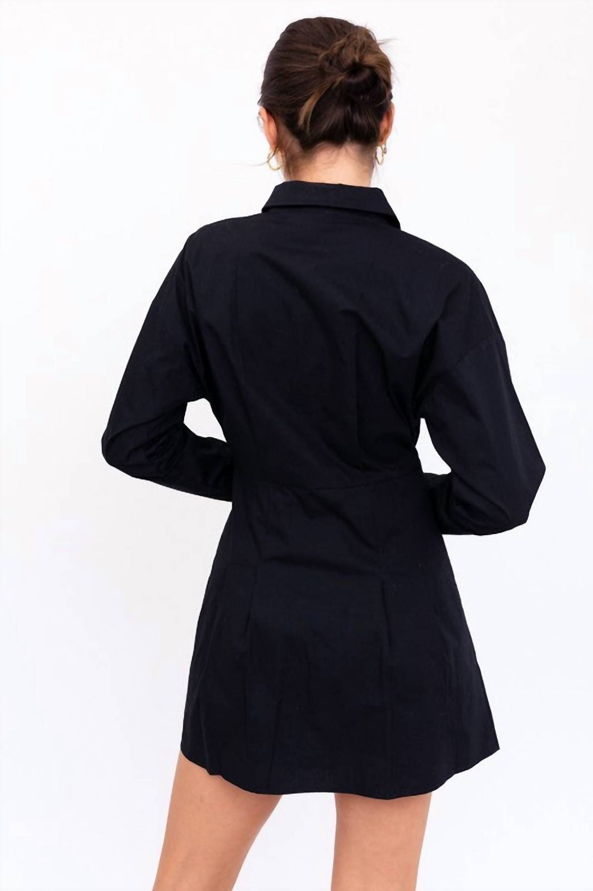 Style 1-1169578268-3471 LE LIS Size S Long Sleeve Black Cocktail Dress on Queenly