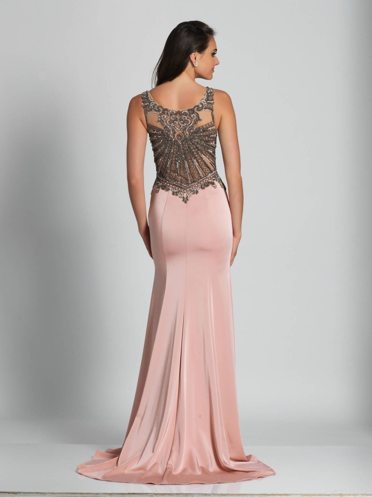 Style 1-1195752415-1498 Dave and Johnny Size 4 Pink Floor Length Maxi on Queenly