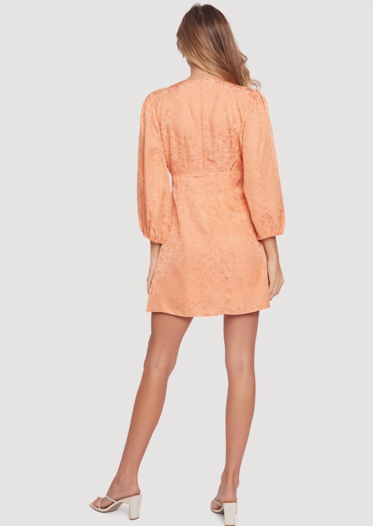 Style 1-1488021937-2696 LOST + WANDER Size L Orange Cocktail Dress on Queenly