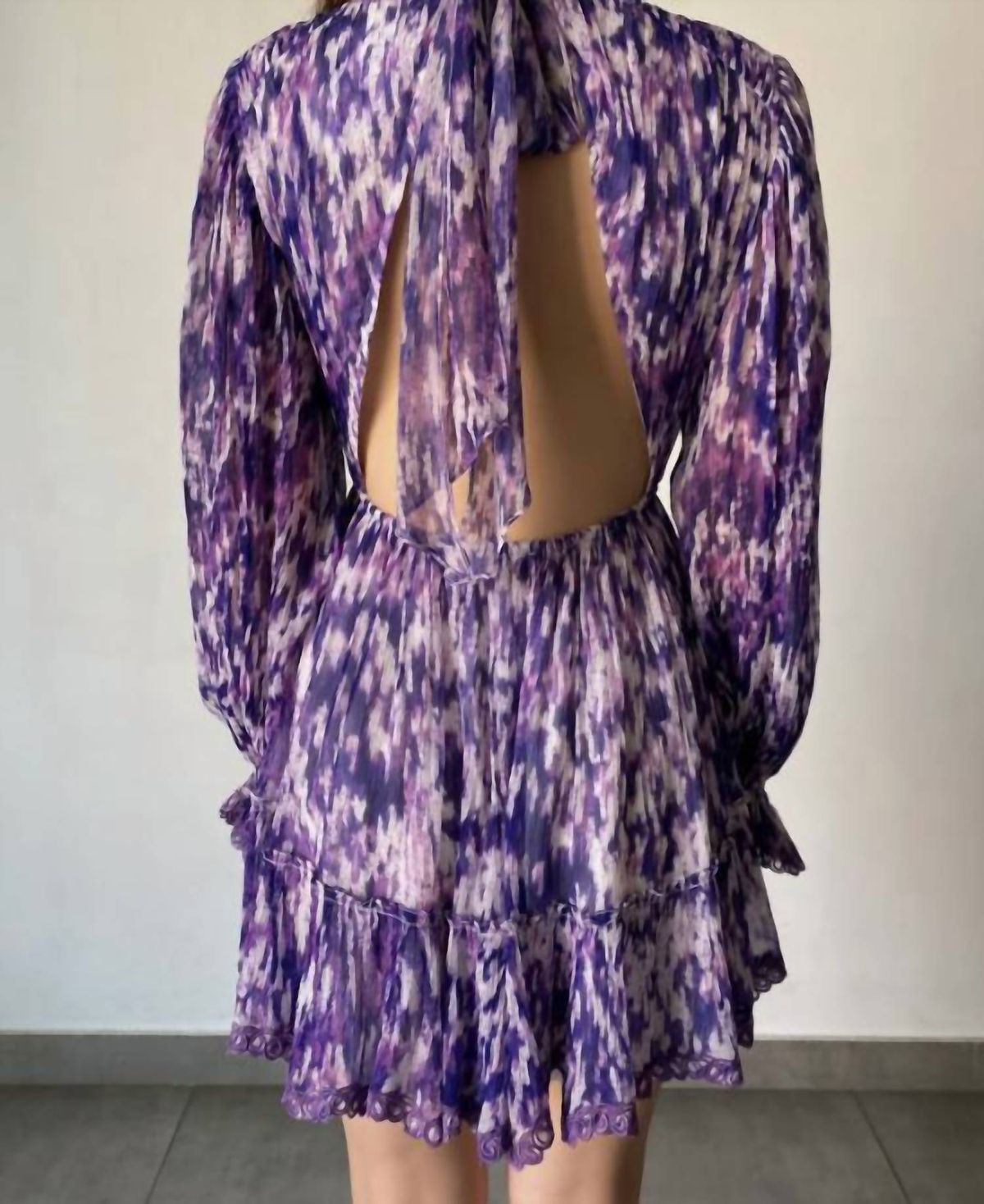 Style 1-2232346821-2901 HEMANT & NANDITA Size M Purple Cocktail Dress on Queenly