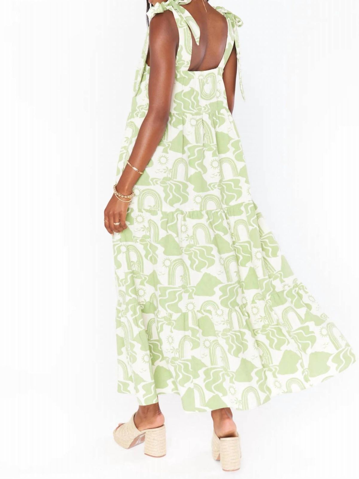 Style 1-2681903748-3855 Show Me Your Mumu Size XS Green Floor Length Maxi on Queenly