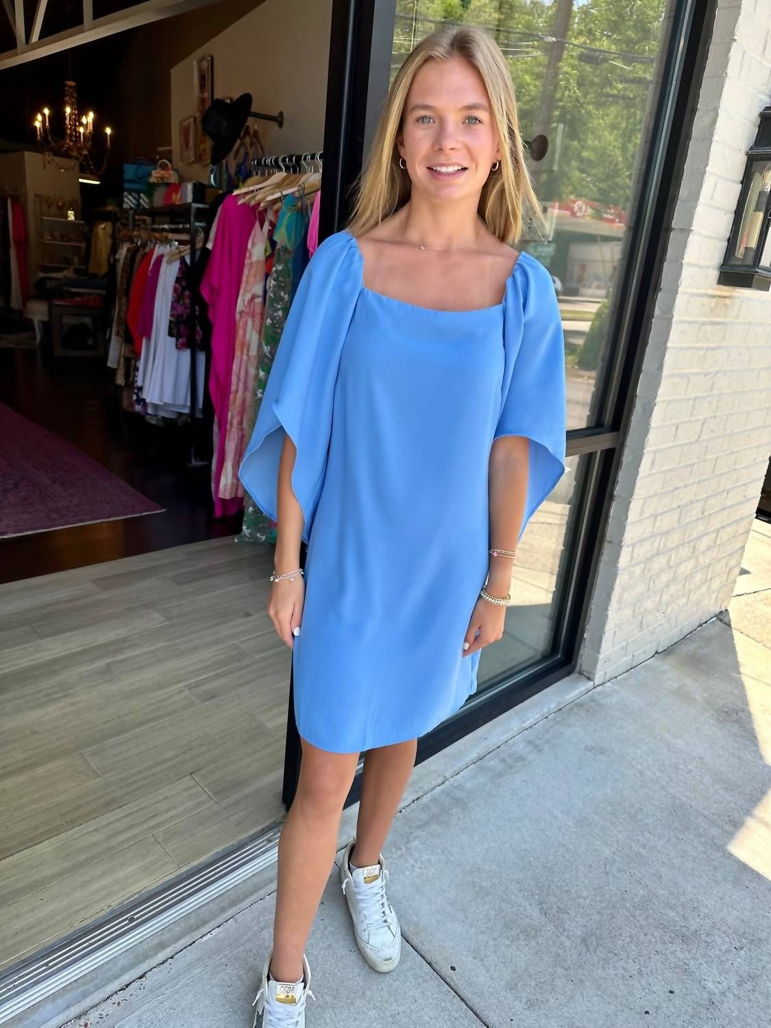 Style 1-3165518289-2696 Anna Cate Size L Blue Cocktail Dress on Queenly