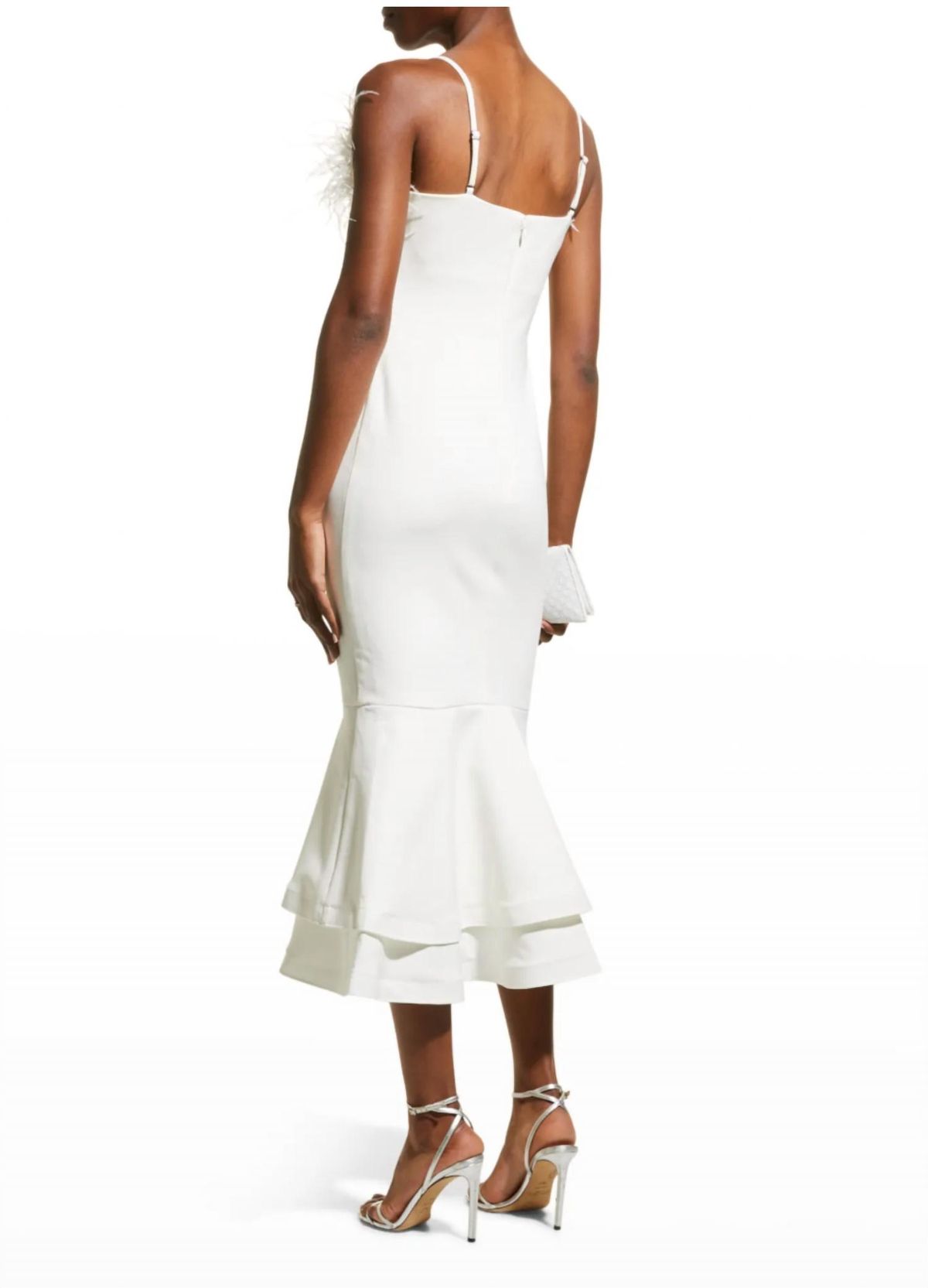 Style 1-3420502484-1498 LIKELY Size 4 White Cocktail Dress on Queenly