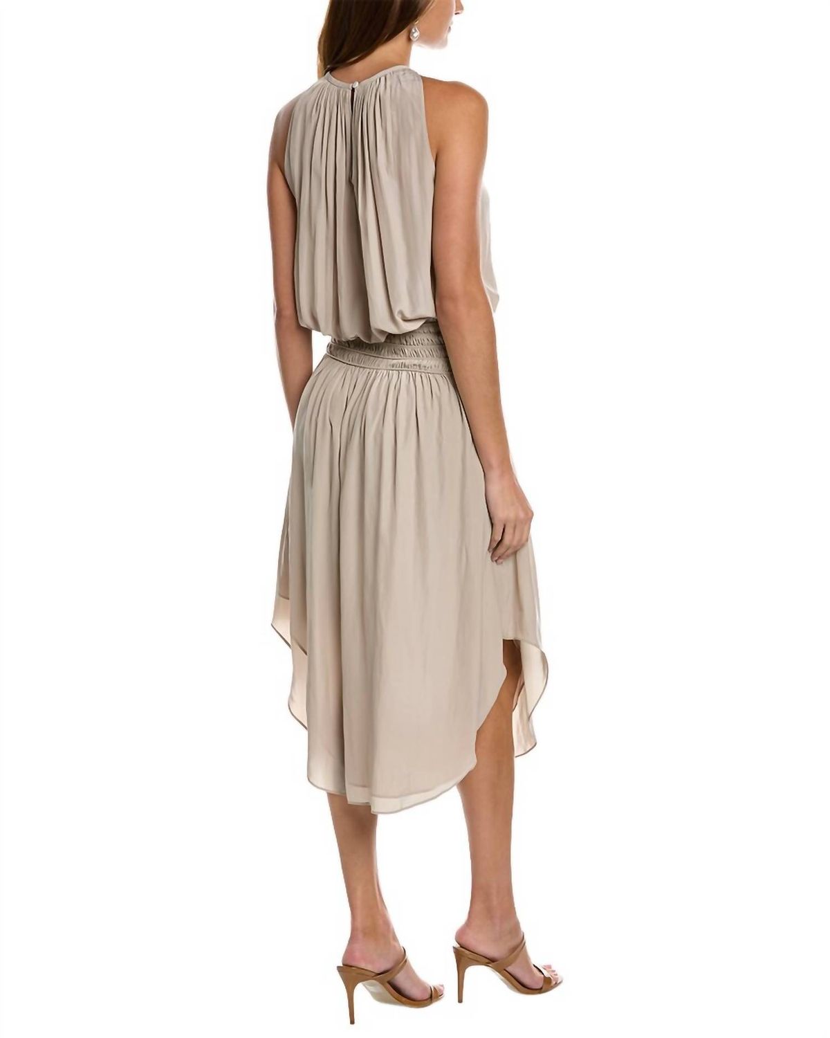 Style 1-3532658596-3236 Ramy Brook Size S Nude Cocktail Dress on Queenly