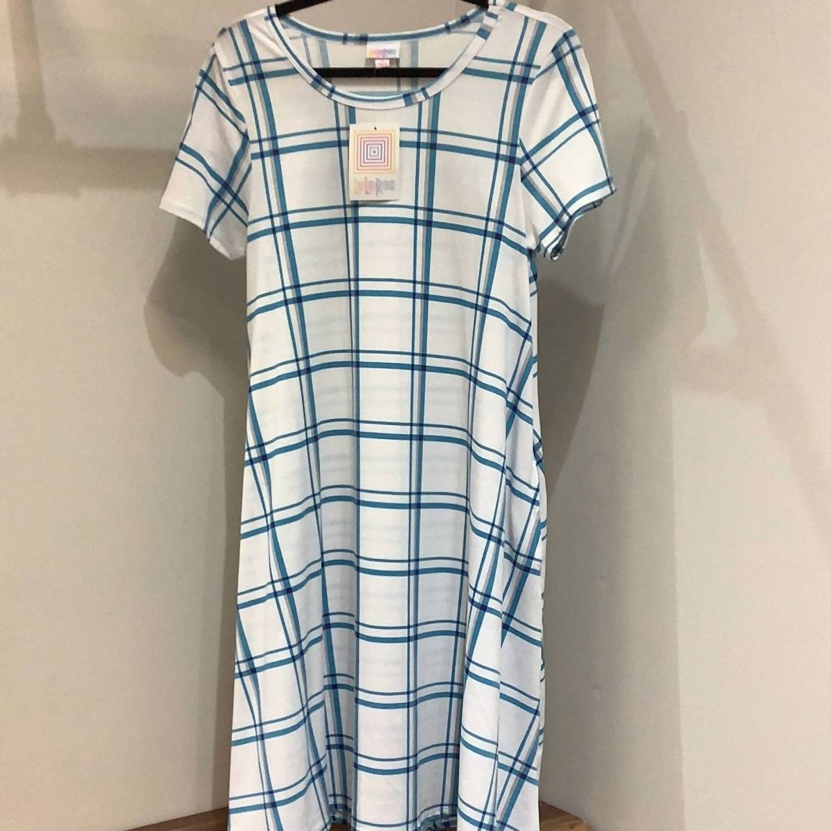 White lularoe cheap dress