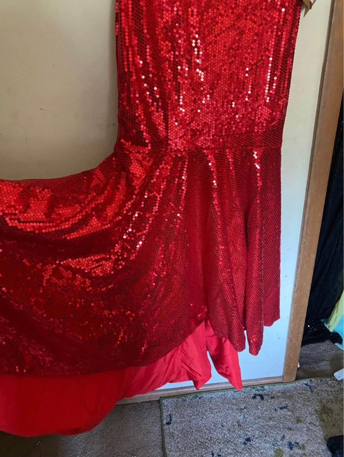 Style S088975300041 Light in the Box Size 10 Prom Red Mermaid Dress on Queenly