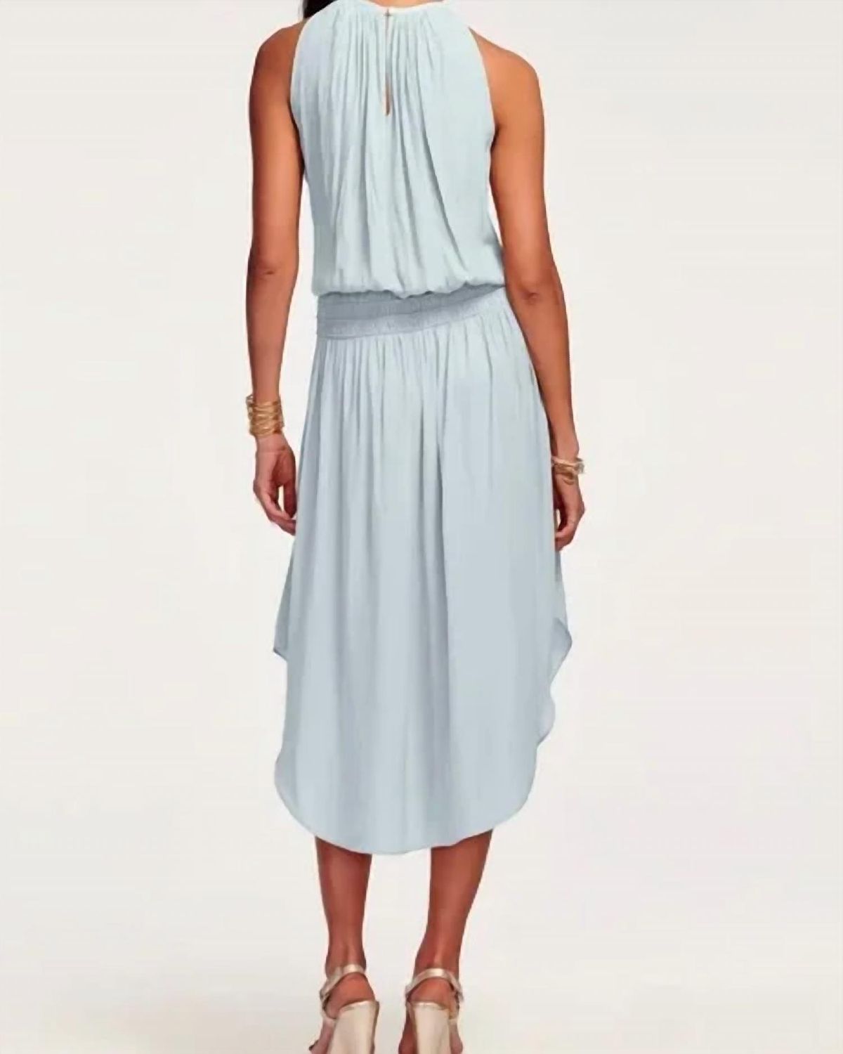 Style 1-4164667869-2696 Ramy Brook Size L Blue Cocktail Dress on Queenly