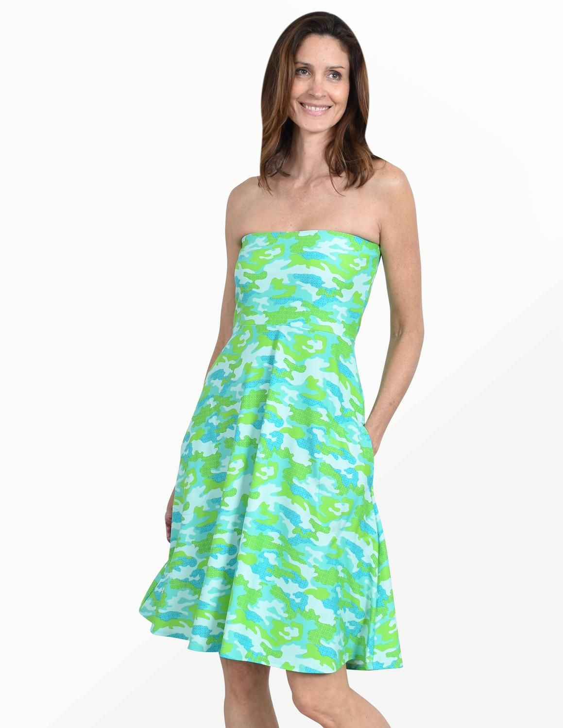 Style 1-671675865-2901 Southwind Size M Strapless Light Green Cocktail Dress on Queenly