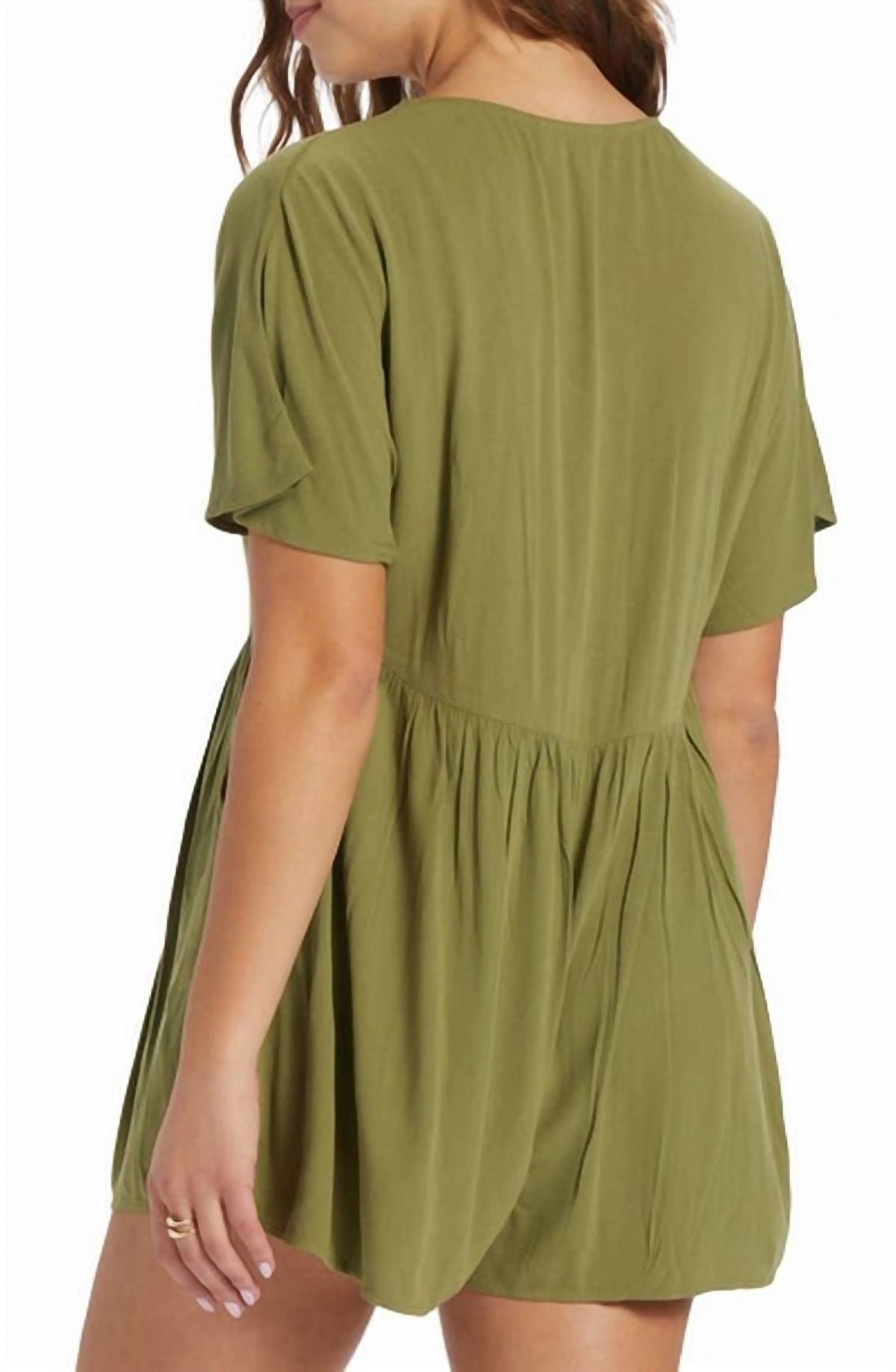 Style 1-794039253-3471 ROXY Size S Green Formal Jumpsuit on Queenly