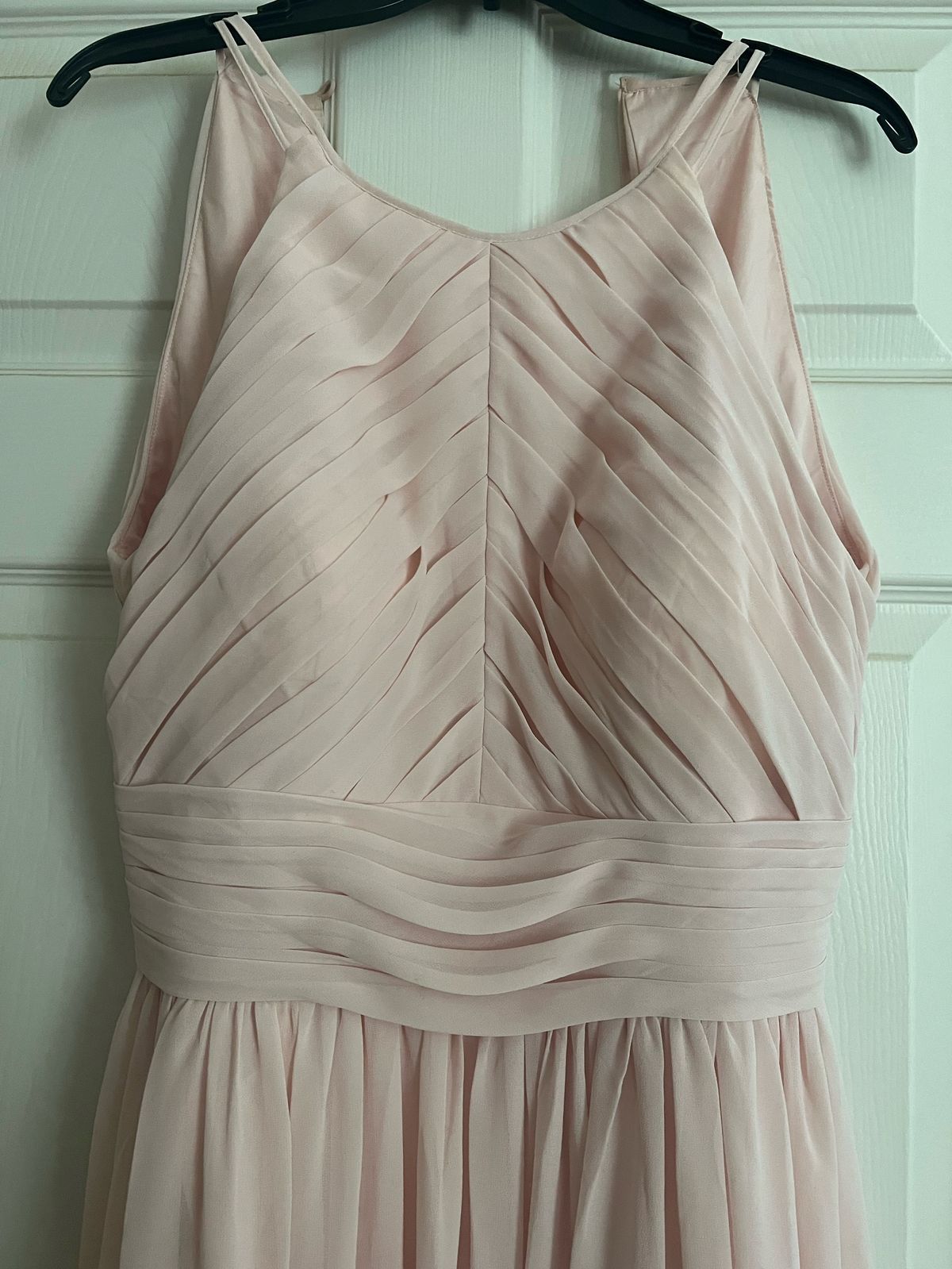 Bill Levkoff Size 12 High Neck Pink A-line Dress on Queenly