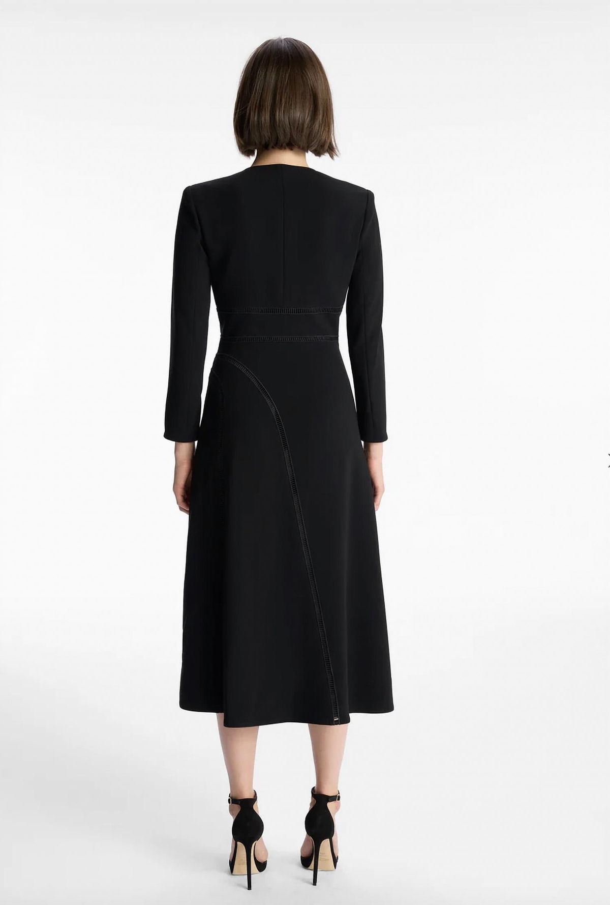 Style 1-155589876-1498 A.L.C. Size 4 Long Sleeve Black Cocktail Dress on Queenly