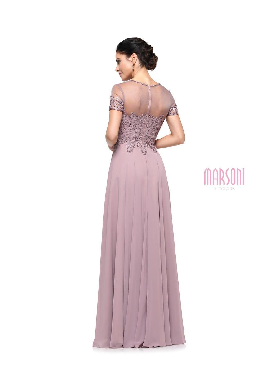 Style M271 Colors Size 12 Prom Lace Pink Floor Length Maxi on Queenly