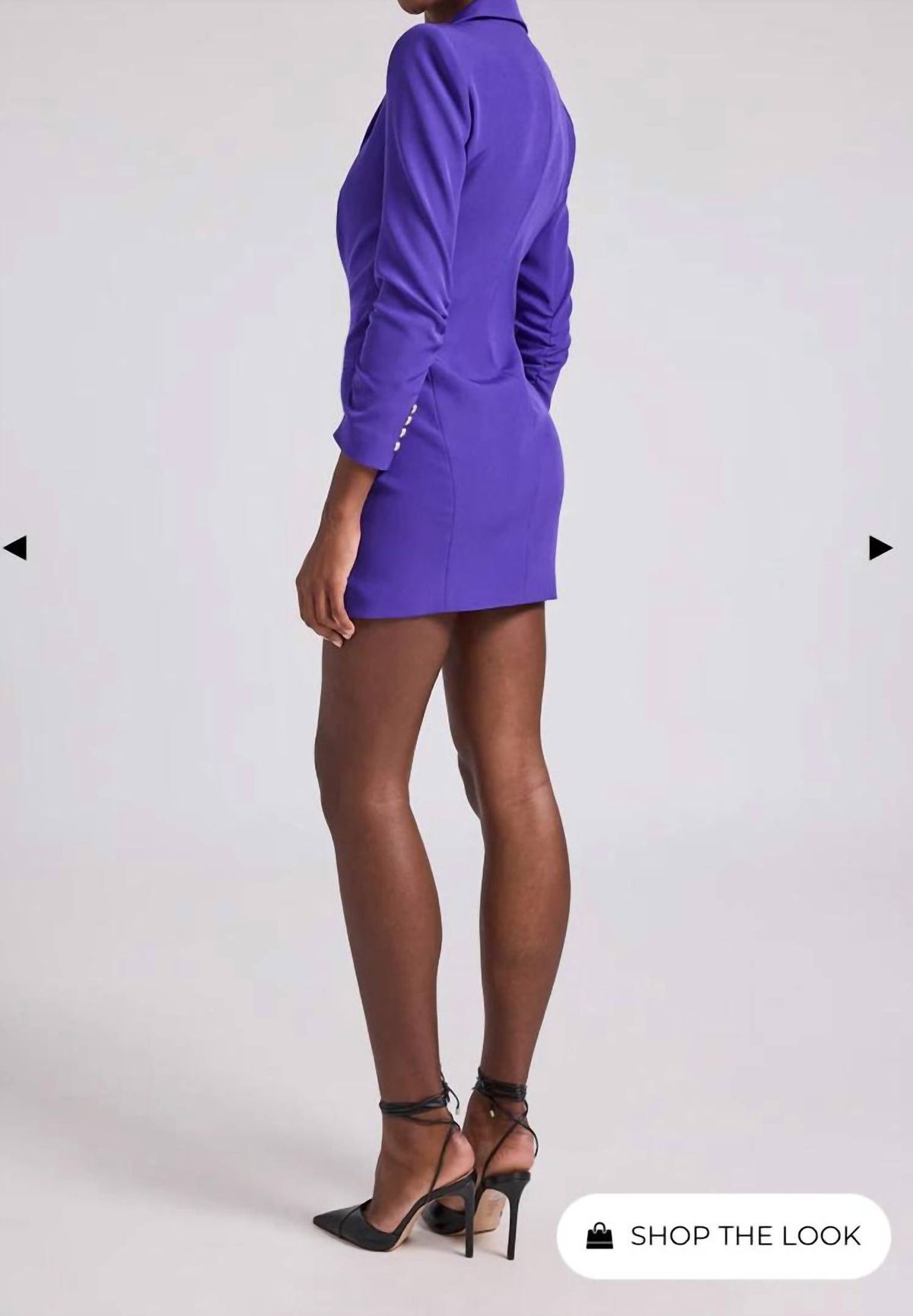 Style 1-4051082268-3855 Generation Love Size XS Blazer Purple Cocktail Dress on Queenly