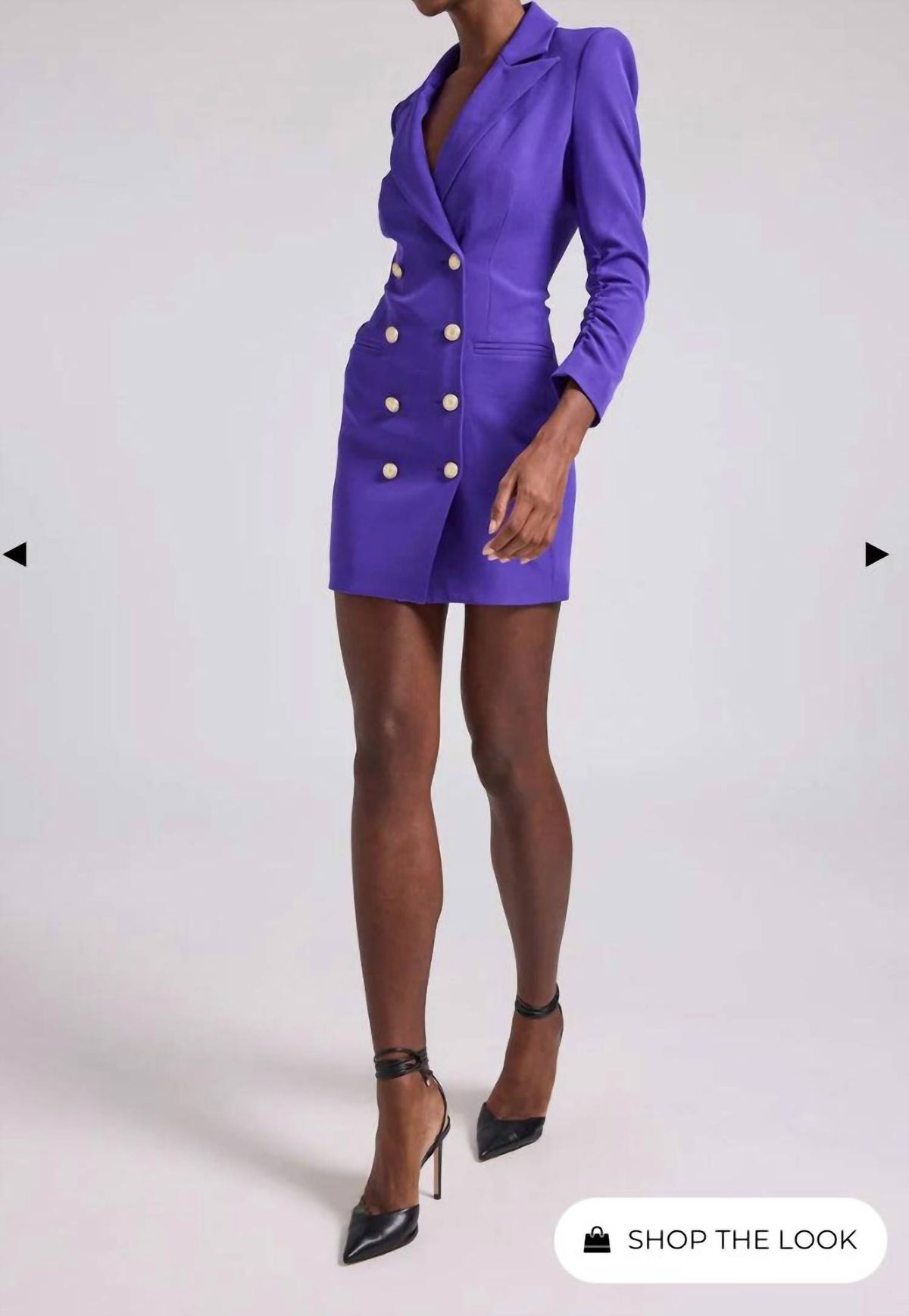 Style 1-4051082268-3855 Generation Love Size XS Blazer Purple Cocktail Dress on Queenly