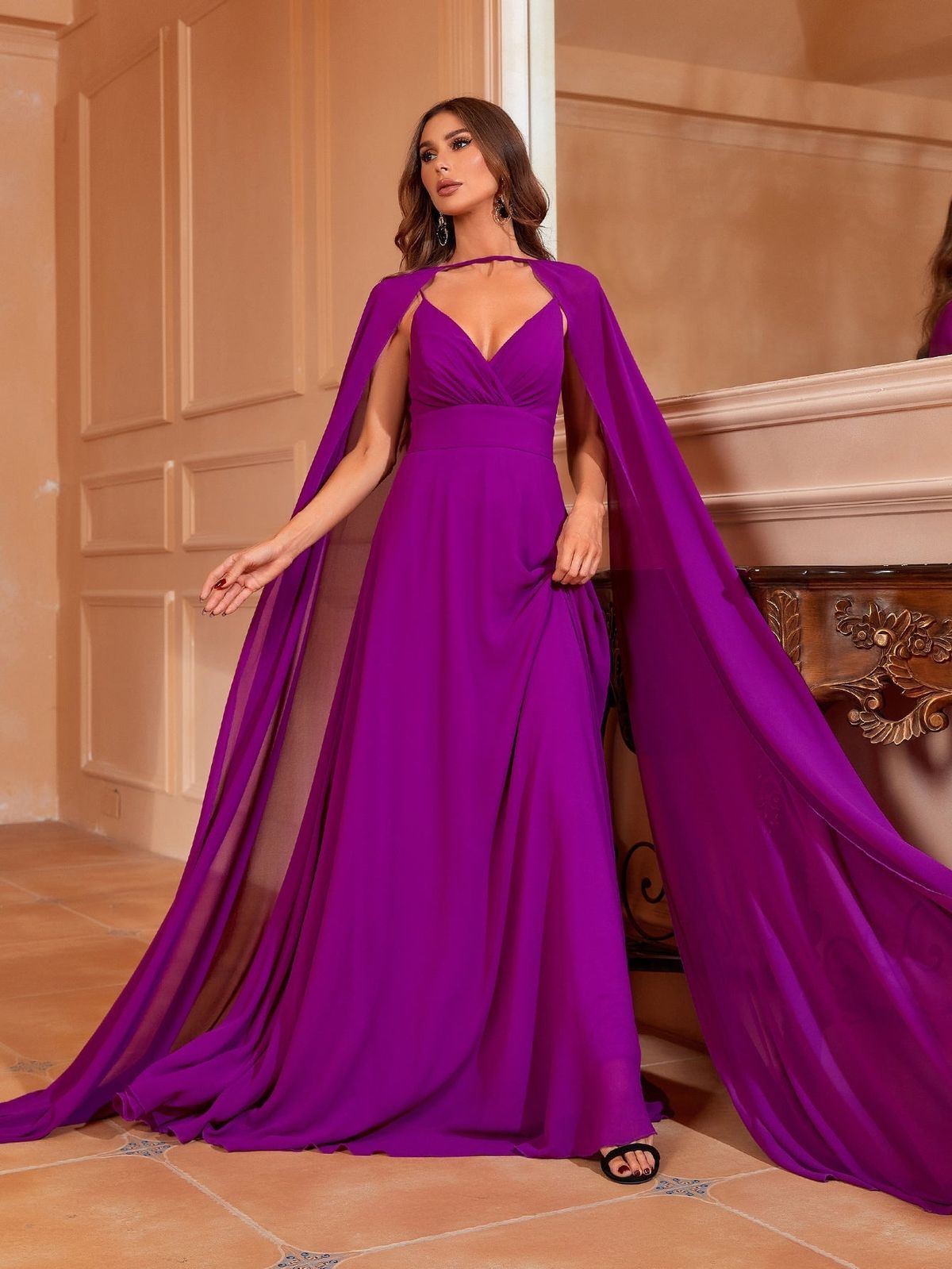 Style FSWD1547 Faeriesty Size S Prom Purple Floor Length Maxi on Queenly