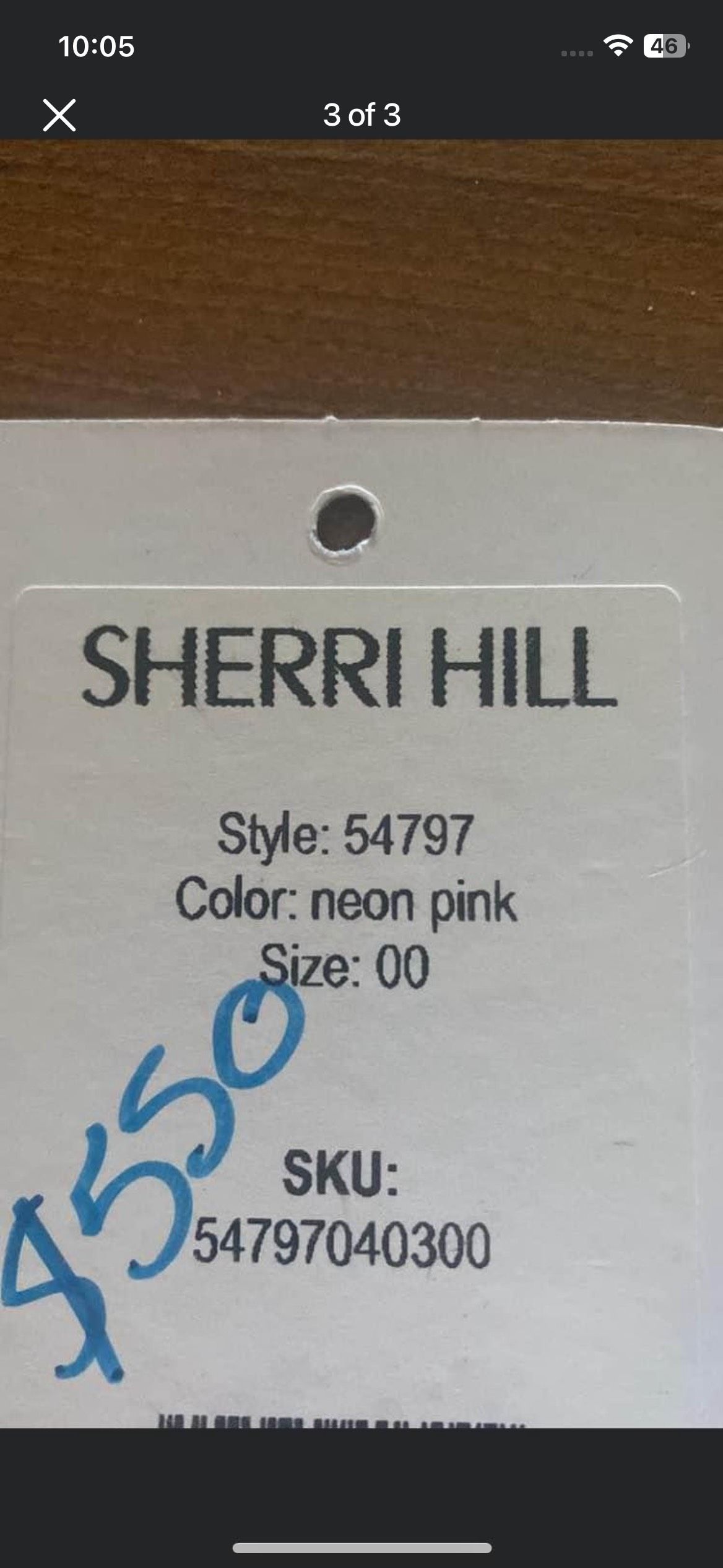 Style 54797 Sherri Hill Size 00 Prom One Shoulder Pink Floor Length Maxi on Queenly